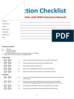 Plasma Inspection Checklist