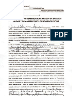 Acta de Reenganche y Salarios Caidos 1