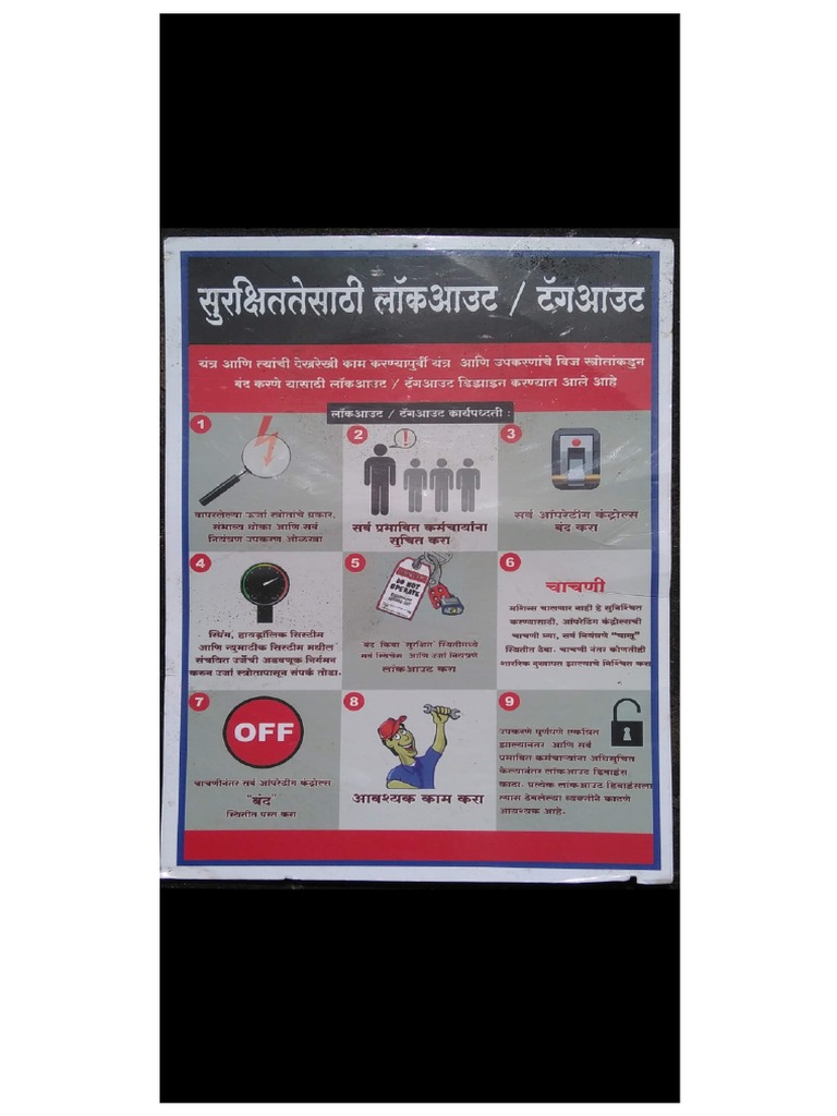 Loto Procedure Marathi Boards | PDF