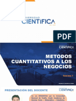 Semana 1 PPT - METODOS CUANTITATIVOS A LOS NEGOCIOS - SEM-01 - SESION - 01 - 2022 2