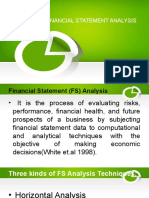 FS Analysis Ratios