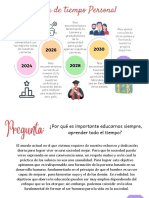 Gráfico de Línea de Tiempo Timeline Flujo Proceso Progreso Con Fechas Multicolor Moderno