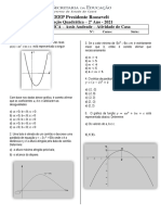 TD de Funções - Quadrática