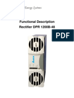 Delta DPR-1200B-48 Functional Description Manual