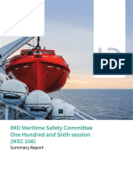 MSC 106 Summary Report