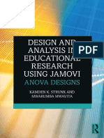 Design and Analysis in Educational Research Using Jamovi ANOVA Designs