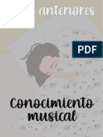 Conocimiento Musical. Años Anteriores