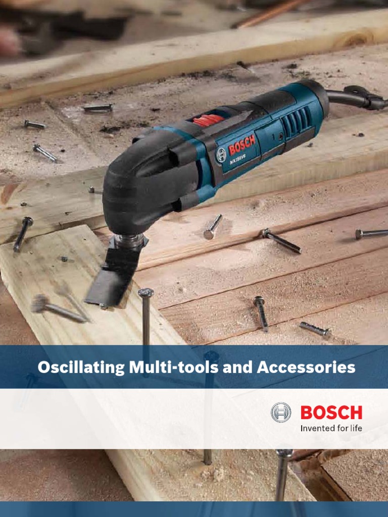 Maximize Your Multi-Tool: Oscillating Multi-Tools and Accessories | PDF ...