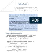 Radicación en Q-Definición y Propiedades