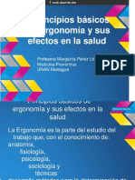 Charla de Seguridad. Ergonomia