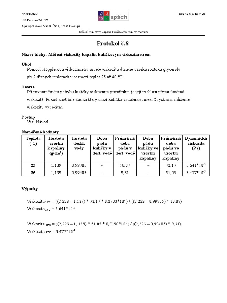 Protokol-Č 8 | PDF