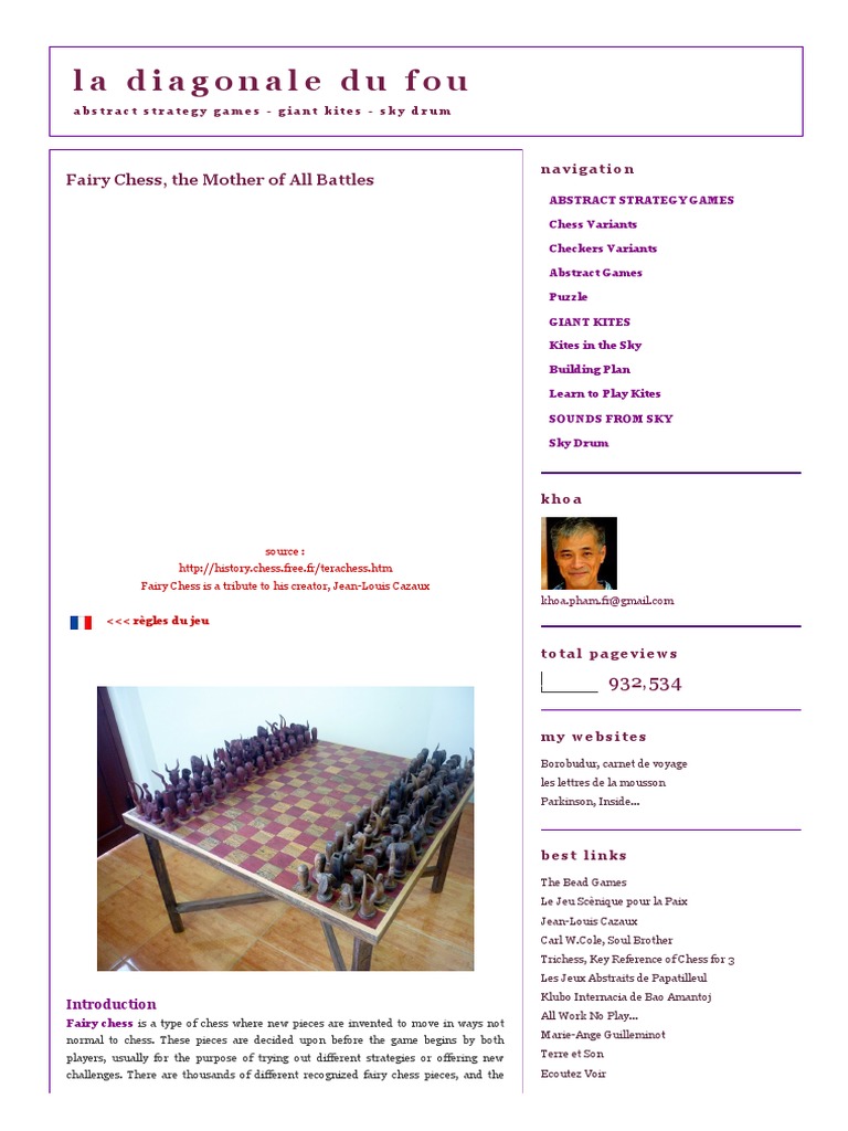 Fairy Chess The Mother Of All Battles Pdf
