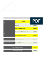 Plantilla Excel Costes Produccion