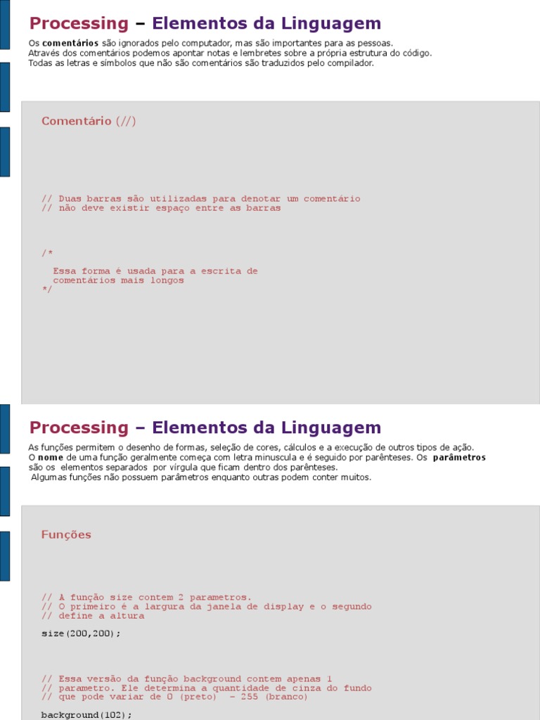 Processing Download Grátis Pdf Algoritmos Linguagem De Programação