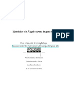 Ejerciciosde Algebra para Ingenieros