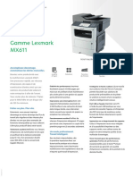 Gamme Lexmark MX611: Multifonctions Laser Monochromes