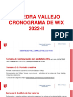 Cronograma Portafolio Wix