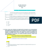 Examen Ordinario Procesal Ii