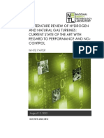 A Literature Review of Hydrogen and Natural Gas Turbines 081222