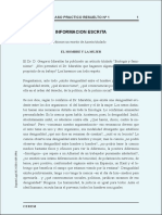 Caso 1. Eficacia de La Informacin Escrita