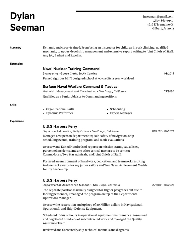 Experienced Naval Operations Leader | PDF | Military | Shipping