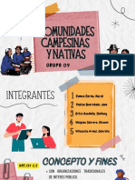 Comunidades Campesinas y Nativas 