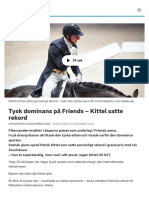 Tysk Dominans På Friends - Kittel Satte Rekord - SVT Sport2