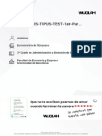 Tipo Test 1 Parcial Econometria