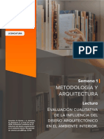 Evaluación Cualitativade La Influencia Deldiseño Arquitectónicoen El Ambiente Interior