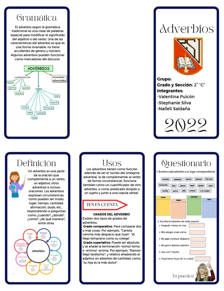 Tipos y Usos de los Adverbios | PDF