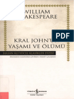 William Shakespeare Kral John'un Yaşami Ve Ölümü