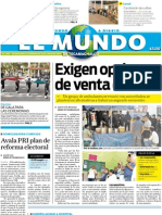 Portada El Mundo de Tecamachalco 27jul2011