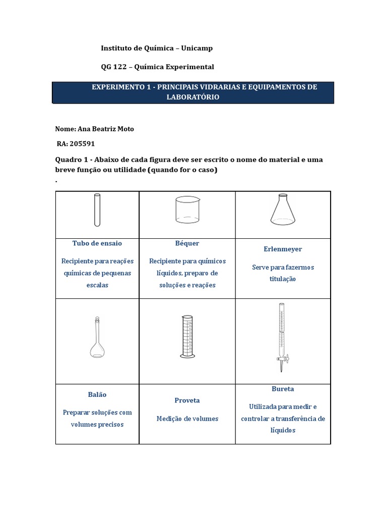 Equipamentos e Vidrarias de Laboratório | PDF | Filtragem | Ciências ...