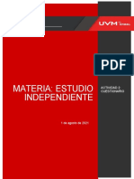 A2 - Cuestionario Estudio Independiente