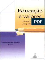 27 - EDUCAÇÃO E VALORES Pontos e Contrapontos - Valéria