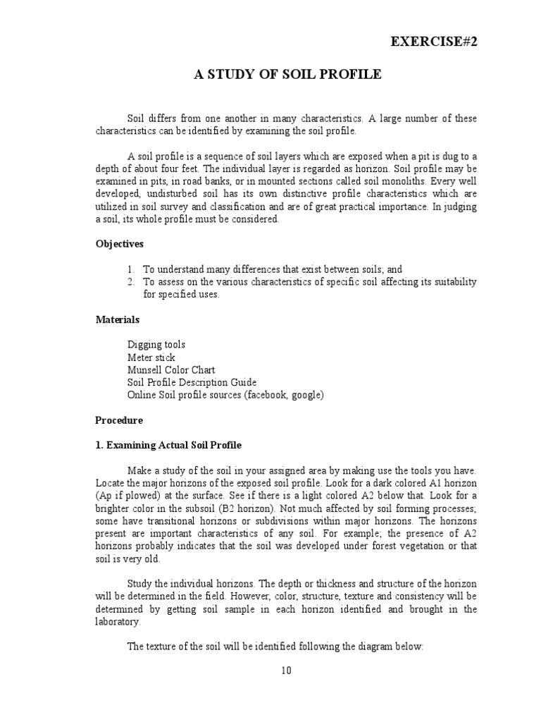 Understanding Soil Profiles A HandsOn Study of Soil Horizons