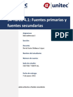 S4-Tarea 4.1 - Fuentes Primarias y Fuentes Secundarias