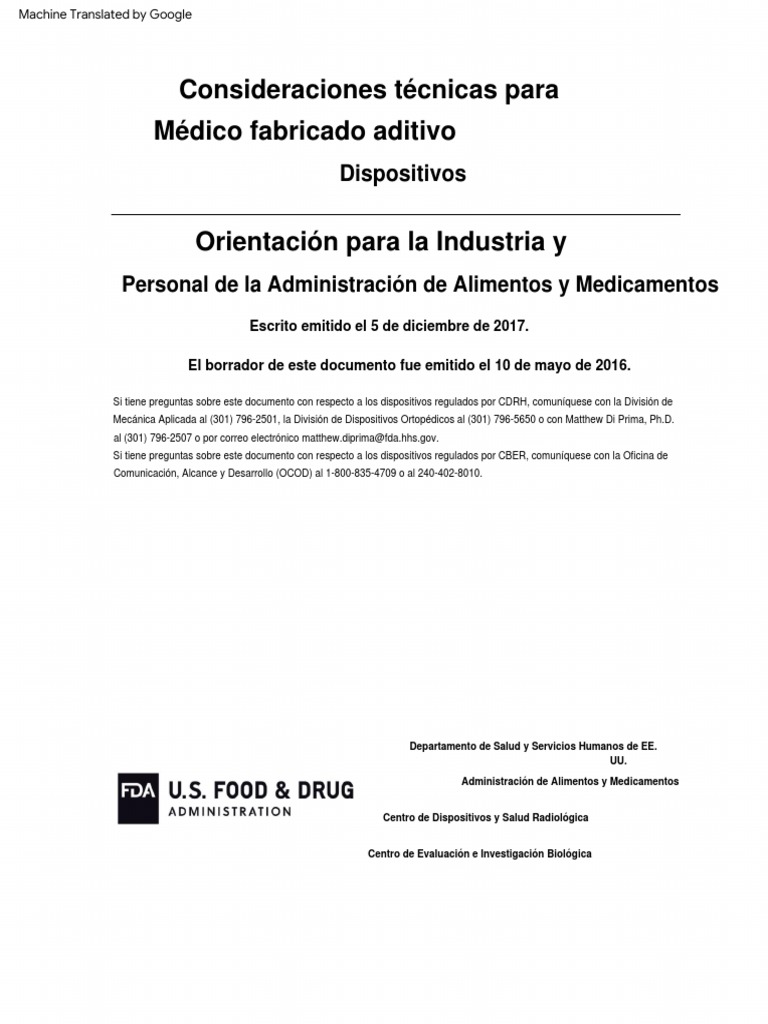 2024 Technical Guidance For Additive Manufacturing