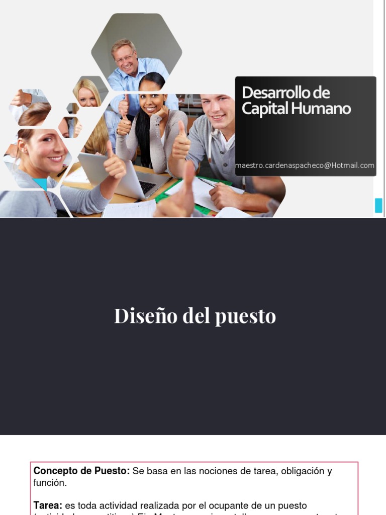 1.3 Desarrollo de Capital Humano Diseño de puestos-APT Oct-Nov 2022 | PDF