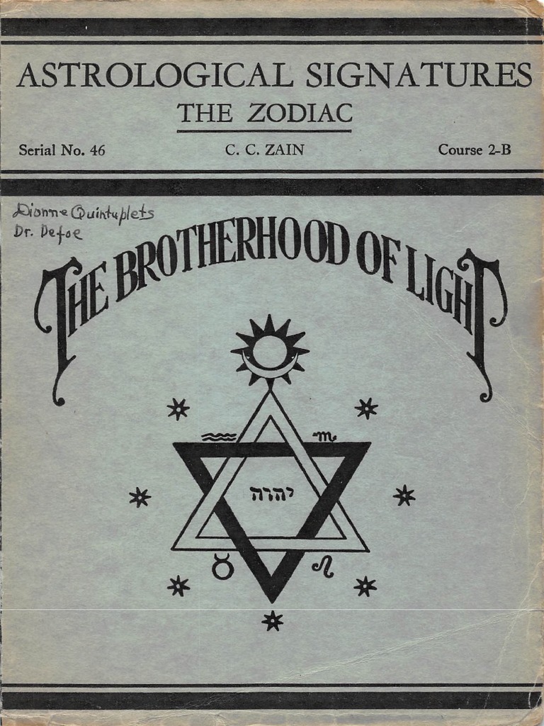 Astrological Signatures The Zodiac PDF