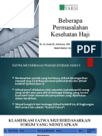 Dr. Endy - Beberapa Permasalahan Kesehatan Haji