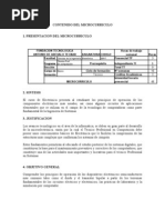 Microcurriculo electrónica