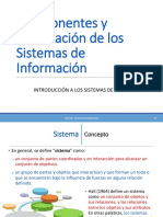 Componentes y Clasificación de Los Sistemas de Información