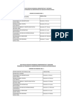 Horaiios Ani de Parcial Final 2022 - 2