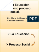 Educacion Proceso Social