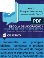 AULA 2 - Porque Jesus Orava Mesmo Sendo Deus (NANCY)