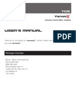 VenomX User's Manual TGS