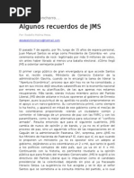 Algunos Recuerdos de JMS