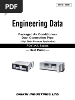 Packaged Air Conditioners Duct Connection Type: FDY-KA Series