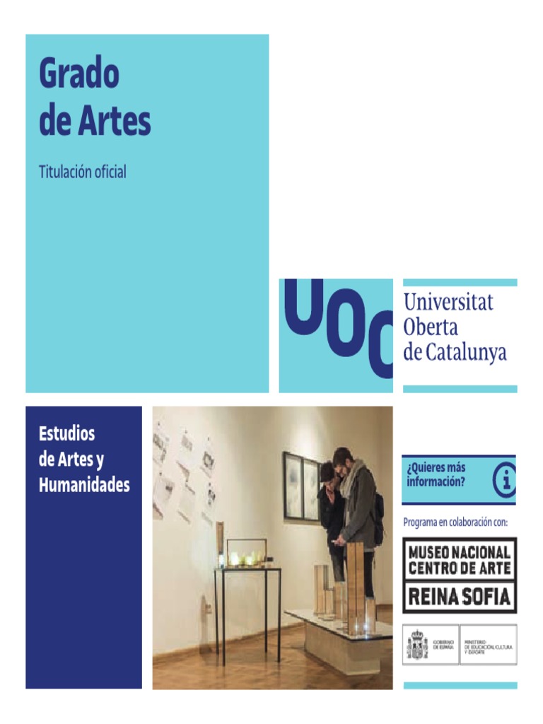 Grado - ARTES PC01461-ES-GR-GRA-AIH-20 | PDF | Licenciatura | Plan de